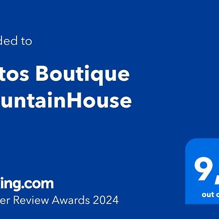 Вилла Elatos Boutique Mountainhouse Карпенисион Экстерьер фото