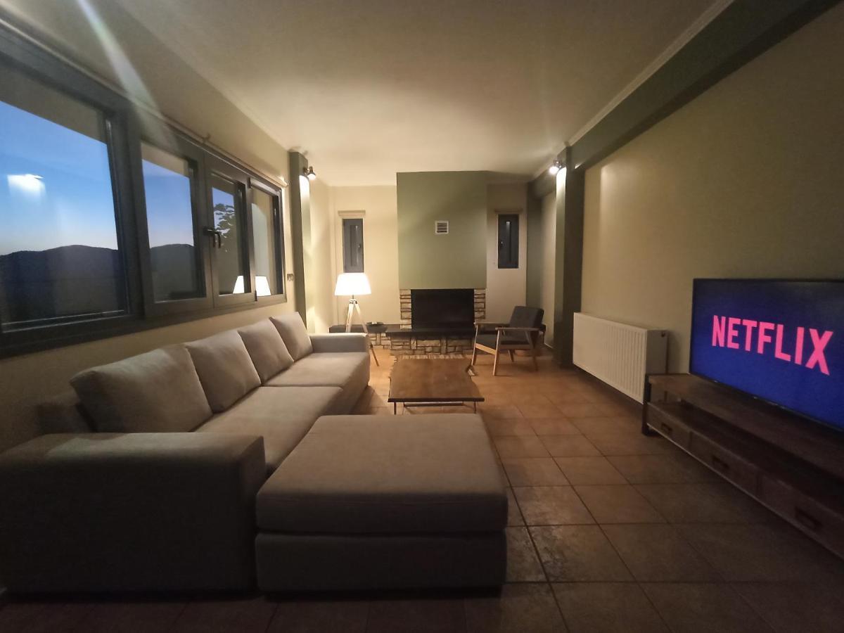 Вилла Elatos Boutique Mountainhouse Карпенисион Экстерьер фото